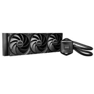 be quiet! Pure Loop 3 Liquid CPU Cooler, Universal Socket, 360mm Radiator, 3 x Pure Wings 3 120mm PWM High Speed, 3-year manufacurer's warranty.