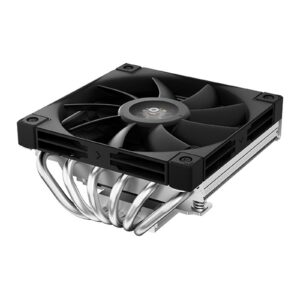 DeepCool AN600 Low-Profile CPU Cooler, 1x 120mm PWM Fans, Aluminium Fins, Copper Base, 6x Heatpipes, Intel/AMD