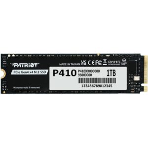 Patriot P410 (P410P1TBM28H) 1TB PCIe Gen4 x4 M.2 SSD , Read 5000MB/s, Write 4500MB/s, 5 Year Limited Warranty