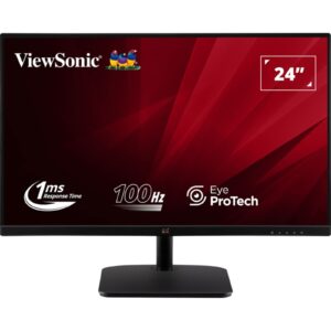 Viewsonic VA2432-H-2 24 Inch IPS Frameless Monitor, Full HD, LED, Widescreen, 100Hz, 1ms, VGA, HDMI, VESA