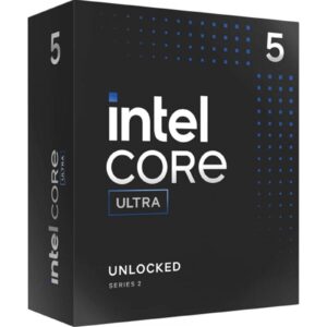 Intel Core Ultra 5 245K 14 Core Processor, 14 Threads, 3.6GHz up to 5.2GHz, LGA 1851 Arrow Lake Processor, 24MB Cache,125w, 159w Maximum Turbo Power, Arc Xe2 Graphics 64EU, No Cooler