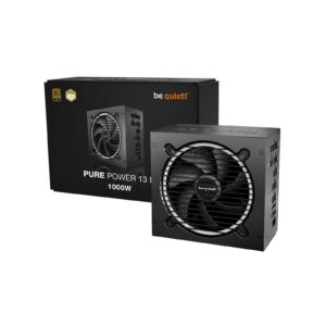 be quiet! Pure Power 13 M 1000W is ATX 3.1 compliant and PCIe 5.1 compatible, 10-year manufacturer's warranty.